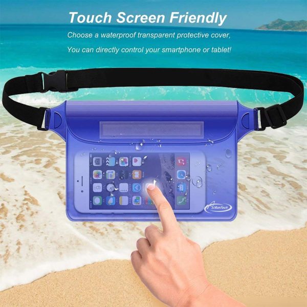 AiRunTech Waterproof Fanny Pack,Waterproof Pouch for Phone Passport Wallet Purse with Waist Strap,Floating Waterproof Bags for Travel Beach Swimming Kayaking Boating Pool Accessories - Image 13