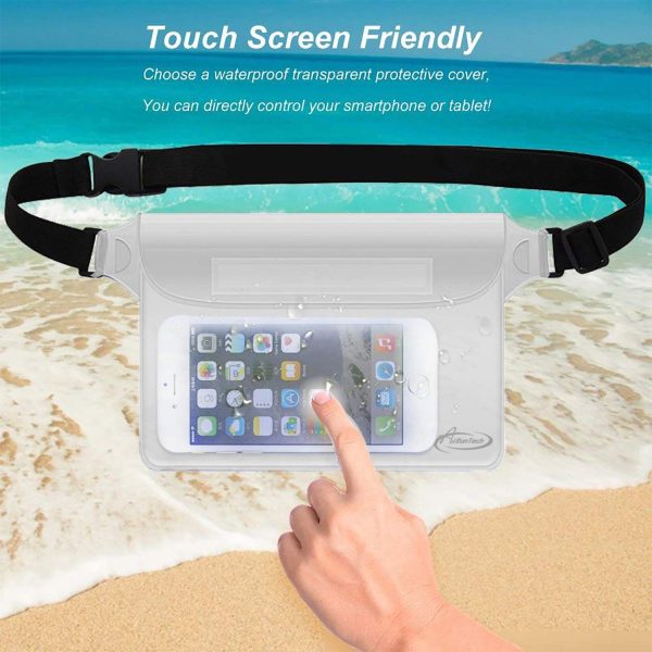AiRunTech Waterproof Fanny Pack,Waterproof Pouch for Phone Passport Wallet Purse with Waist Strap,Floating Waterproof Bags for Travel Beach Swimming Kayaking Boating Pool Accessories - Image 20