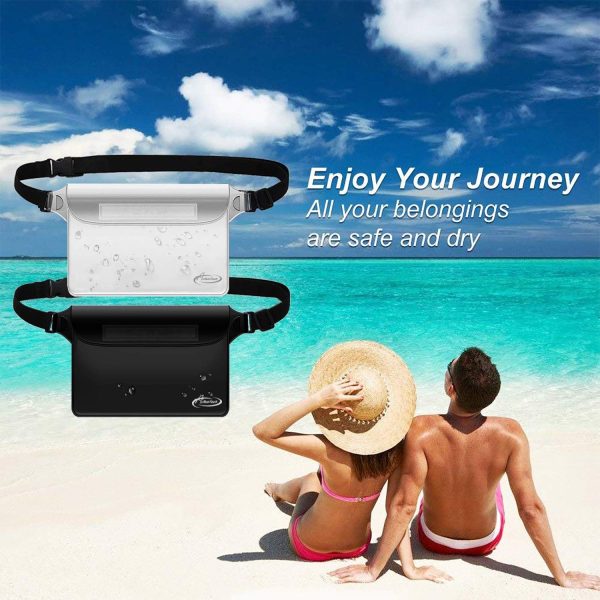 AiRunTech Waterproof Fanny Pack,Waterproof Pouch for Phone Passport Wallet Purse with Waist Strap,Floating Waterproof Bags for Travel Beach Swimming Kayaking Boating Pool Accessories - Image 21