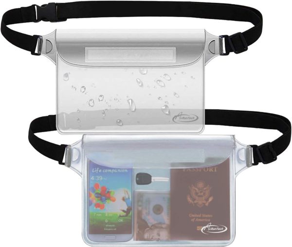 AiRunTech Waterproof Fanny Pack,Waterproof Pouch for Phone Passport Wallet Purse with Waist Strap,Floating Waterproof Bags for Travel Beach Swimming Kayaking Boating Pool Accessories - Image 22