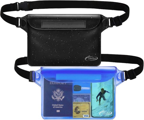 AiRunTech Waterproof Fanny Pack,Waterproof Pouch for Phone Passport Wallet Purse with Waist Strap,Floating Waterproof Bags for Travel Beach Swimming Kayaking Boating Pool Accessories - Image 31