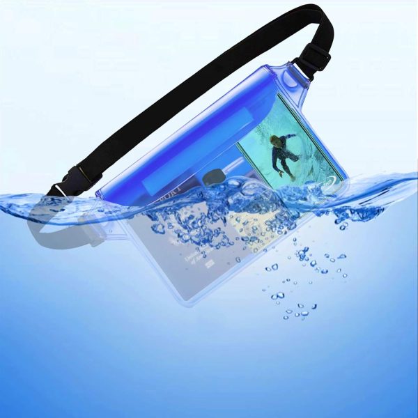 AiRunTech Waterproof Fanny Pack,Waterproof Pouch for Phone Passport Wallet Purse with Waist Strap,Floating Waterproof Bags for Travel Beach Swimming Kayaking Boating Pool Accessories - Image 34