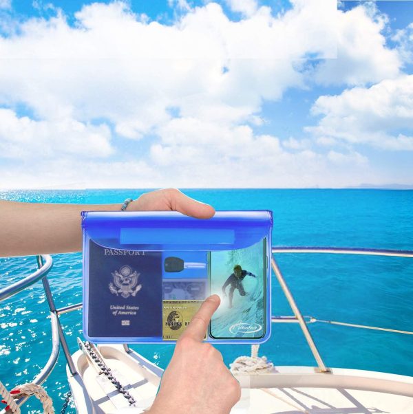 AiRunTech Waterproof Fanny Pack,Waterproof Pouch for Phone Passport Wallet Purse with Waist Strap,Floating Waterproof Bags for Travel Beach Swimming Kayaking Boating Pool Accessories - Image 35