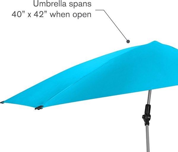 Sport-Brella Versa-Brella SPF 50+ Adjustable Umbrella with Universal Clamp - Image 40