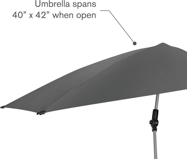 Sport-Brella Versa-Brella SPF 50+ Adjustable Umbrella with Universal Clamp - Image 52