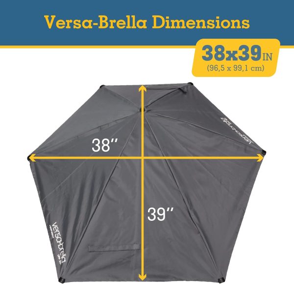 Sport-Brella Versa-Brella SPF 50+ Adjustable Umbrella with Universal Clamp - Image 54