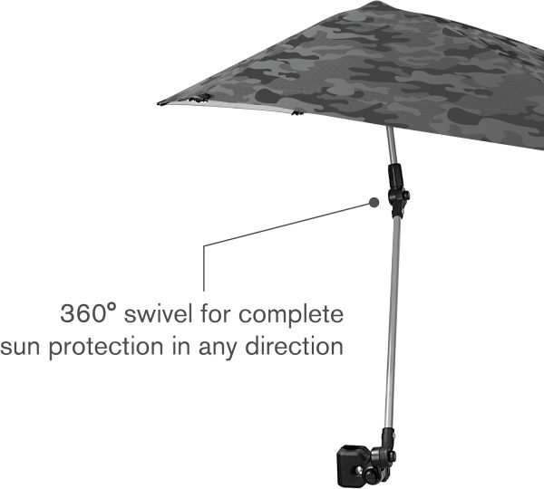 Sport-Brella Versa-Brella SPF 50+ Adjustable Umbrella with Universal Clamp - Image 56