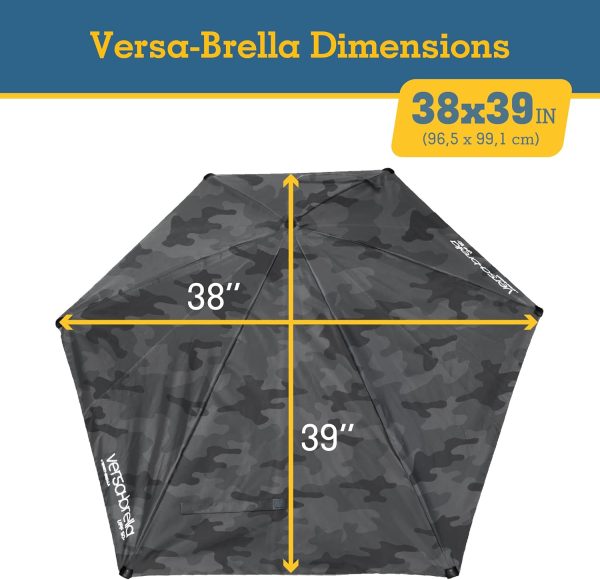Sport-Brella Versa-Brella SPF 50+ Adjustable Umbrella with Universal Clamp - Image 59