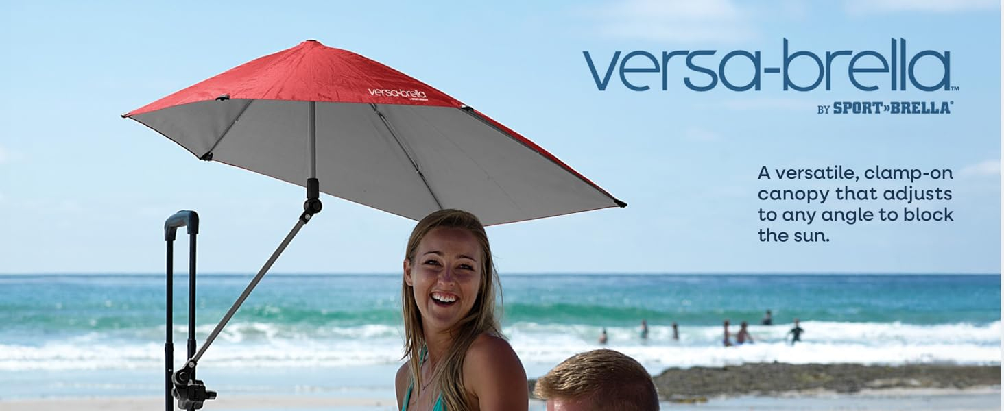 a versatile clamp on canopy that adjusts to any angle to keep your skin safe with happy customers