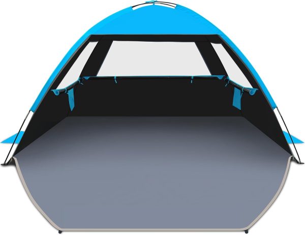 Gorich Beach Tent Sun Shelter for 3/4-5/6-7/8-10 Person with UPF 50＋ UV Protection, Lightweight & Easy Setup Beach Shade Canopy, Portable Beach Shade Tent Beach Cabana - Image 31