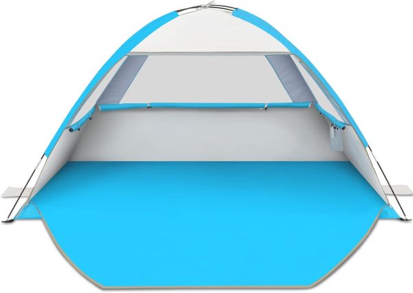 Gorich Beach Tent Sun Shelter for 3/4-5/6-7/8-10 Person with UPF 50＋ UV Protection, Lightweight & Easy Setup Beach Shade Canopy, Portable Beach Shade Tent Beach Cabana - Image 58