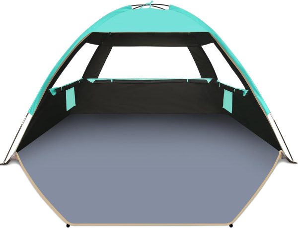 Gorich Beach Tent Sun Shelter for 3/4-5/6-7/8-10 Person with UPF 50＋ UV Protection, Lightweight & Easy Setup Beach Shade Canopy, Portable Beach Shade Tent Beach Cabana - Image 83