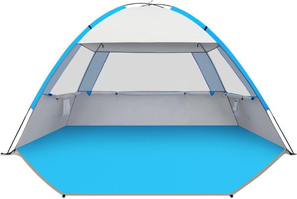 Gorich Beach Tent Sun Shelter for 3/4-5/6-7/8-10 Person with UPF 50＋ UV Protection, Lightweight & Easy Setup Beach Shade Canopy, Portable Beach Shade Tent Beach Cabana - Image 87