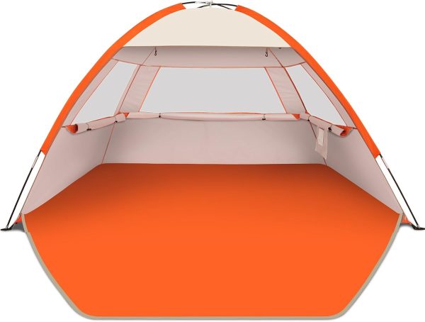 Gorich Beach Tent Sun Shelter for 3/4-5/6-7/8-10 Person with UPF 50＋ UV Protection, Lightweight & Easy Setup Beach Shade Canopy, Portable Beach Shade Tent Beach Cabana - Image 99