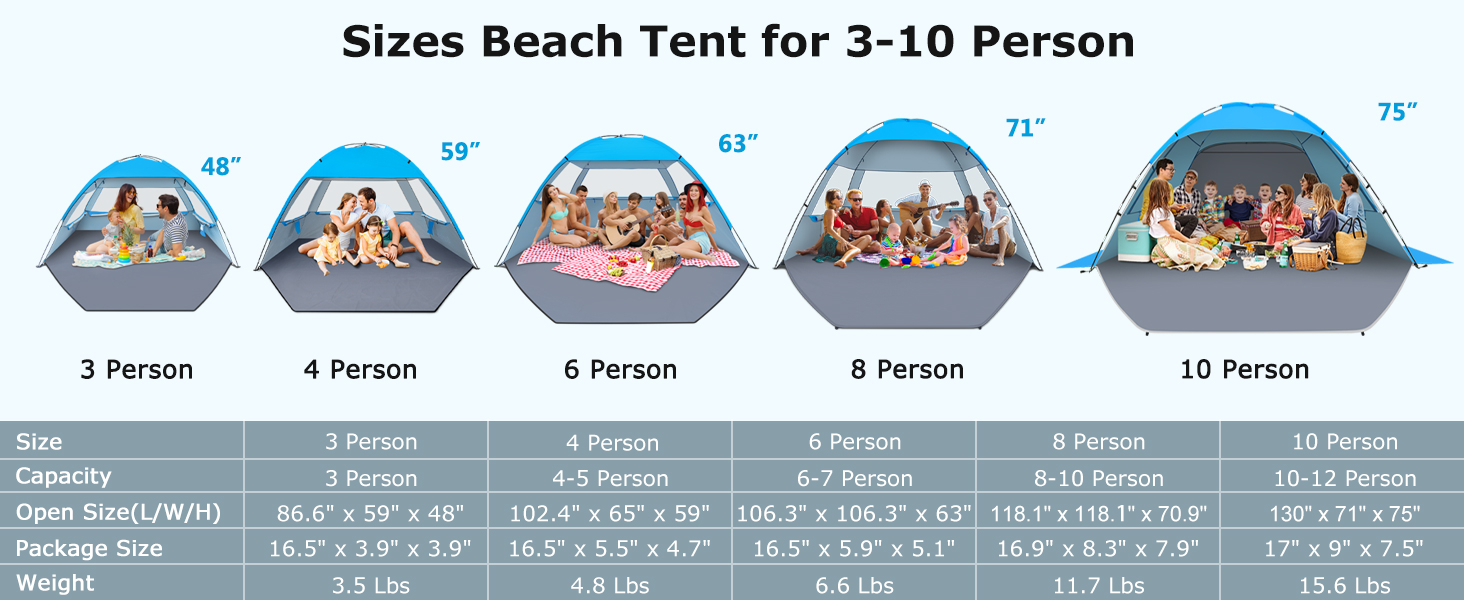 shade for beach 10 person beach tent beach canopy tent portable beach umbrella for travel
