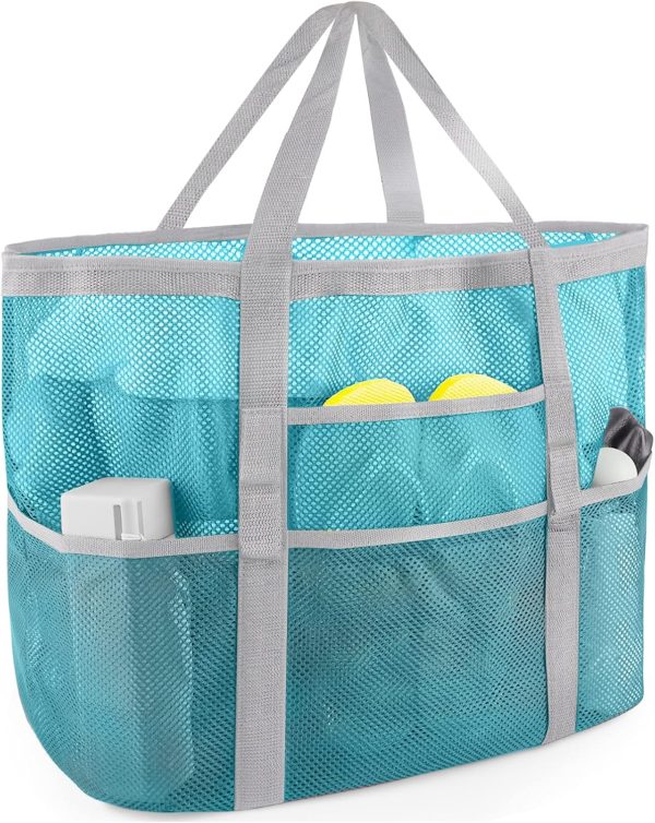 Mesh Beach Bag - Large Tote Bag for Family, Toys & Vacation Essentials - Image 16