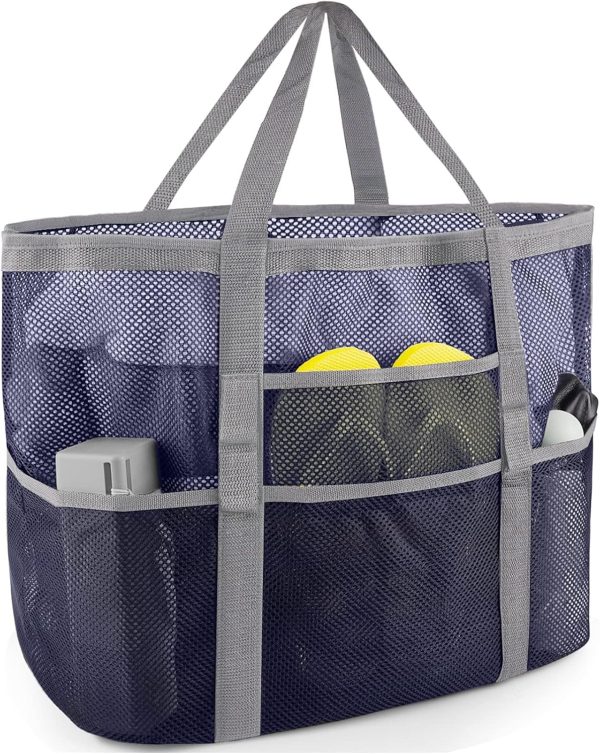Mesh Beach Bag - Large Tote Bag for Family, Toys & Vacation Essentials - Image 30